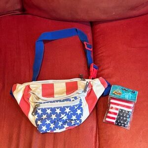 Patriotic Fanny Pack with Wristband